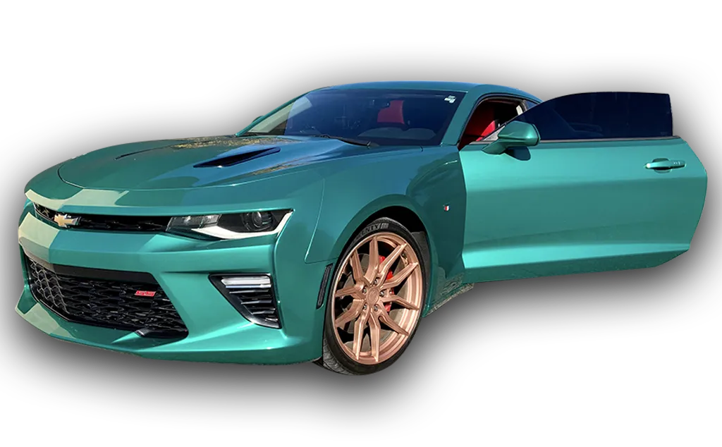 Contour Graphix Vehicle Wrap 5 Green Metallic Charger