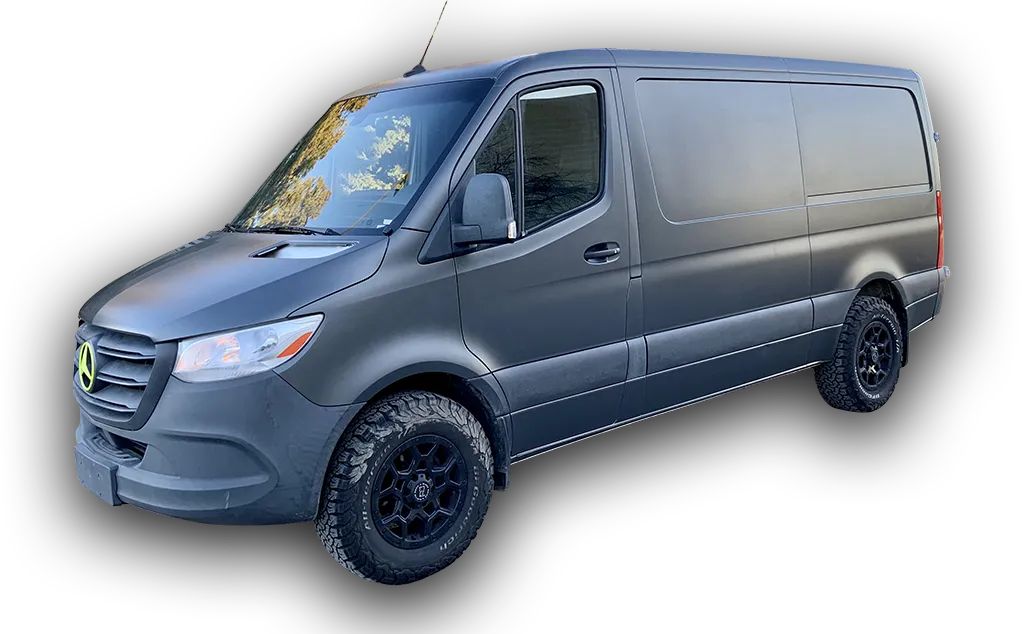 Contour Graphix Vehicle Wrap 6 Van Grey Mercedes Benz
