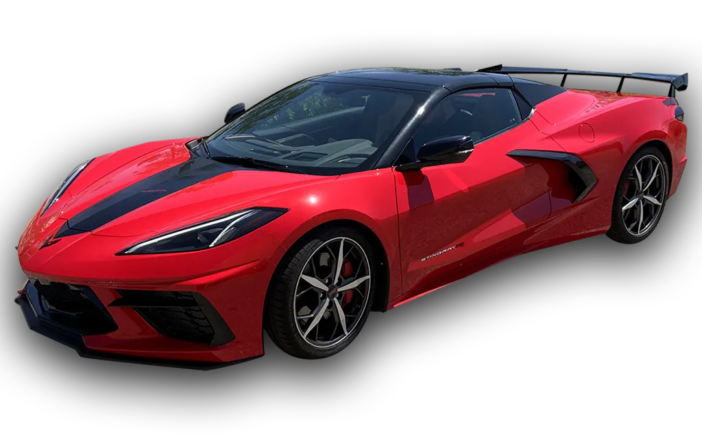 Contour Graphix Vehicle Wrap 7 Red Corvette
