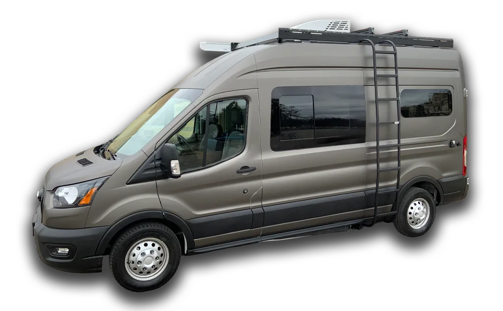 Restyling Color Change Vehicle Wrap Grey Van Left