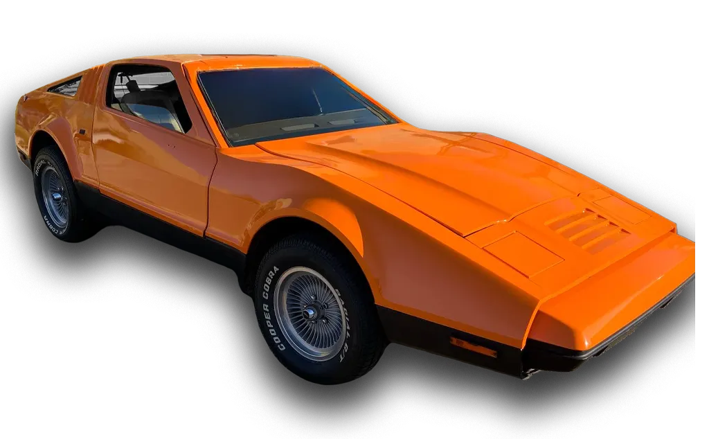 Restyling Color Change Vehicle Wrap Orange Cobra Right