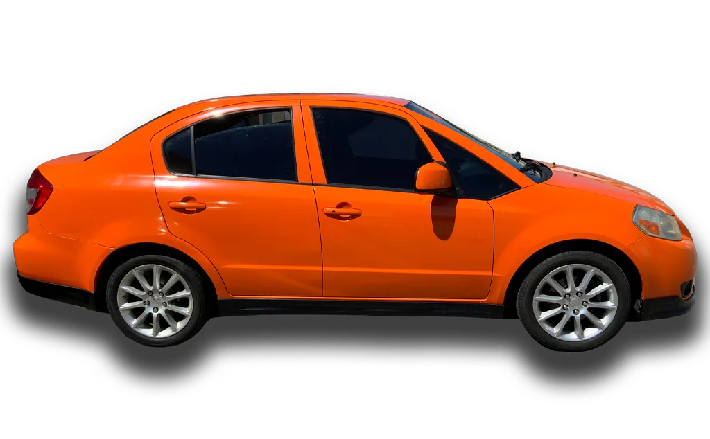 Restyling Color Change Vehicle Wrap Orange Suzuki Right
