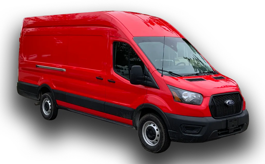 Restyling Color Change Vehicle Wrap Red Van Right