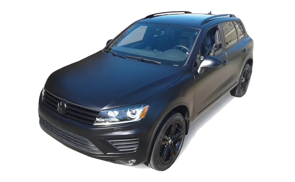 Restyling Matte Vehicle Wrap Grey VW Left