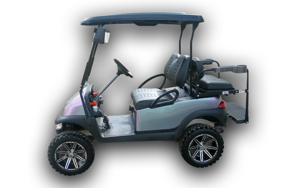 Vehicle Wrap Color Change Golf Cart